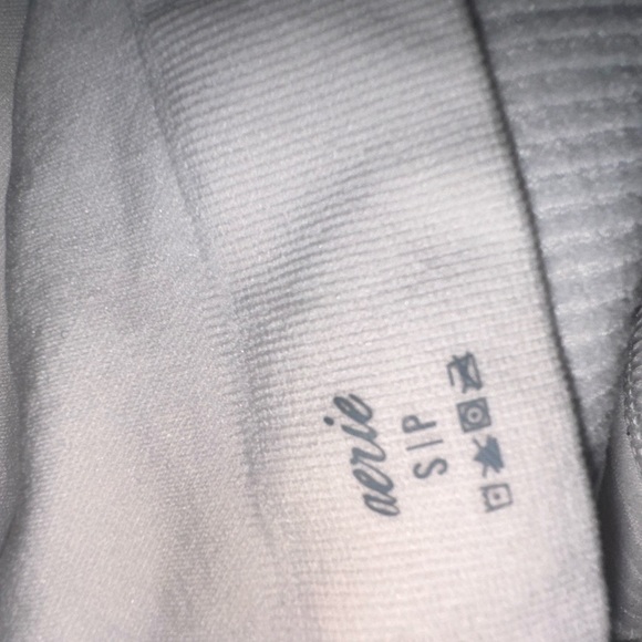 Aerie White Ribbed Tank Top - Picture 2 of 5